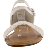 Bellamarie - Women's Braided Side Buckle Sandals - White - V.I.M. - 3