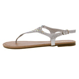 Bella Marie - Women's T Shine Sandals - Silver - V.I.M. - 2