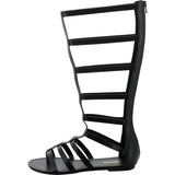 Soda - Women's Tall Gladiator Sandal - Black - V.I.M. - 2