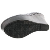 Delicacy - Women's Quilted Ankle Strap Wedge - Black - V.I.M. - 4