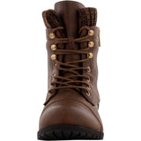 Lucky Top - Girls Sweater Top Booties - Brown - V.I.M. - 3