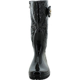 Lucky Top - Girls Bow Fashion Rain Boots - Black - V.I.M. - 3