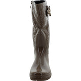 Lucky Top - Girls Bow Fashion Rain Boots - Khaki - V.I.M. - 3