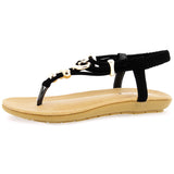 Link - Girls' Stretchable Slingback Slip On - Black Nub - V.I.M. - 1