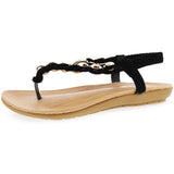 Link - Junior's Stretchable Slingback Slip On - Black - V.I.M. - 1