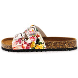 Link - Junior's Floral Flip Flops - White\ - V.I.M. - 2