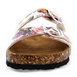 Link - Junior's Floral Flip Flops - White\ - V.I.M. - 3