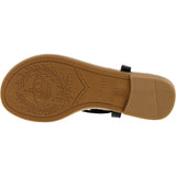 Link - Junior's Chain T-Strap Sandals - Black - V.I.M. - 4